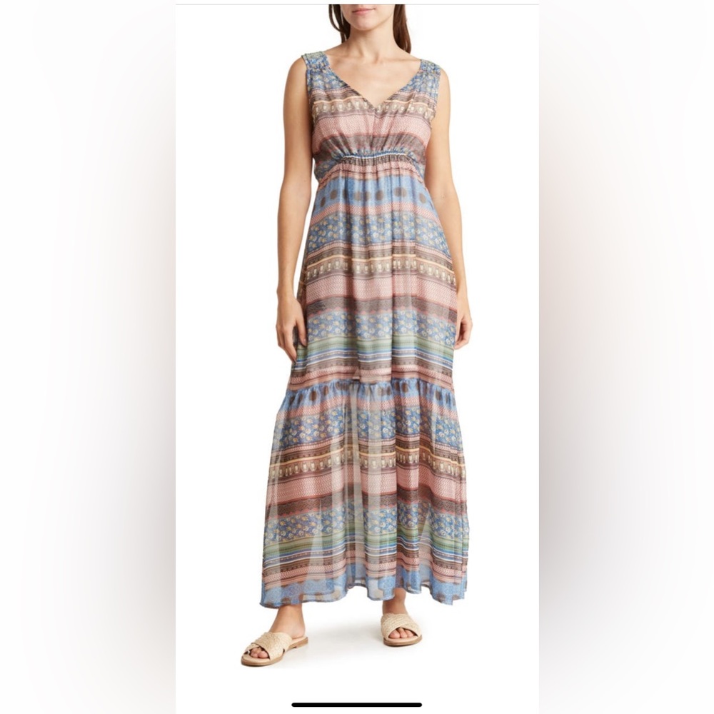 Stitchdrop Lovina Maxi Dress Medium multicolored